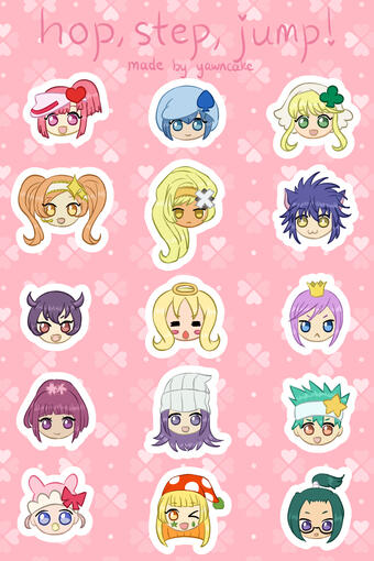 shugo chara sticker sheet