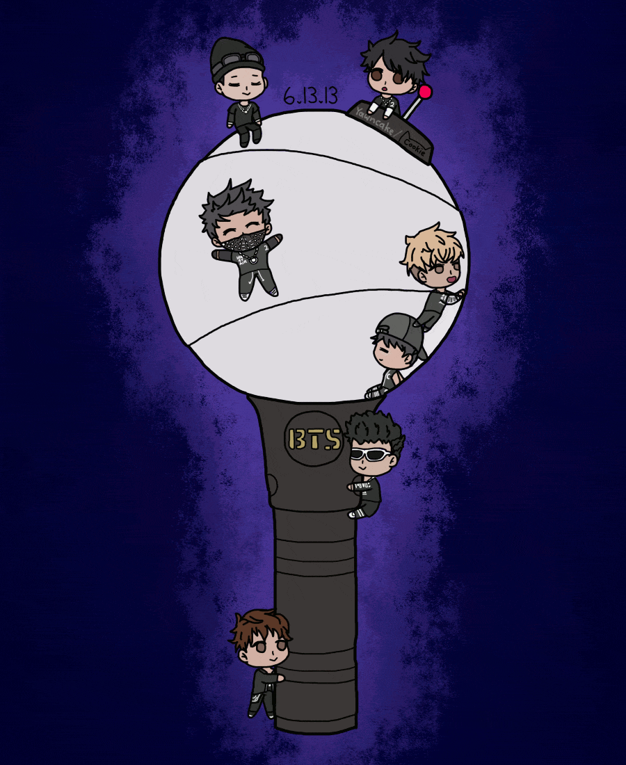 bts anniversary animation